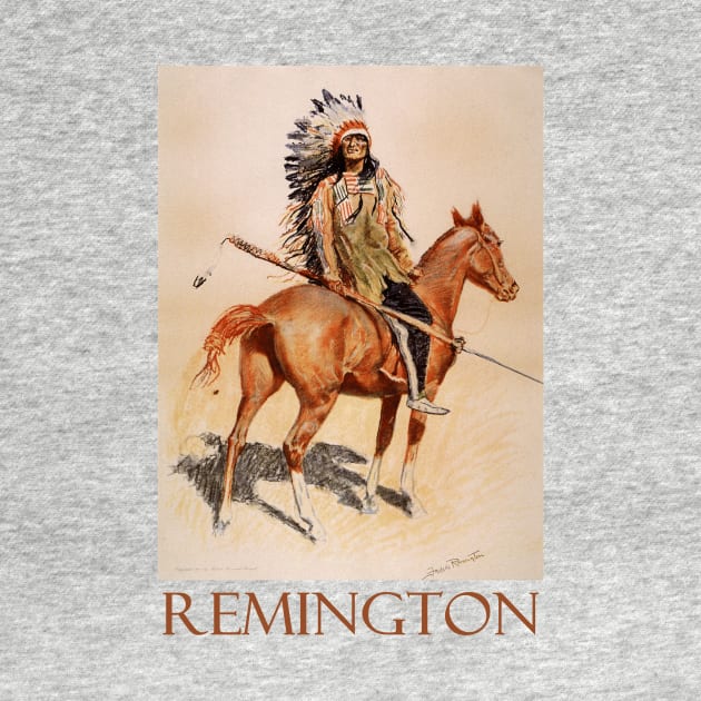 A Sioux Chief (1901) by Frederic Remington by Naves